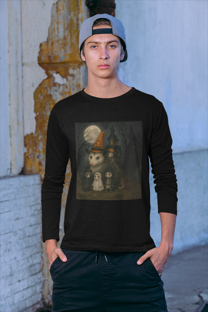 Possum Family Halloween Long Sleeve Tee