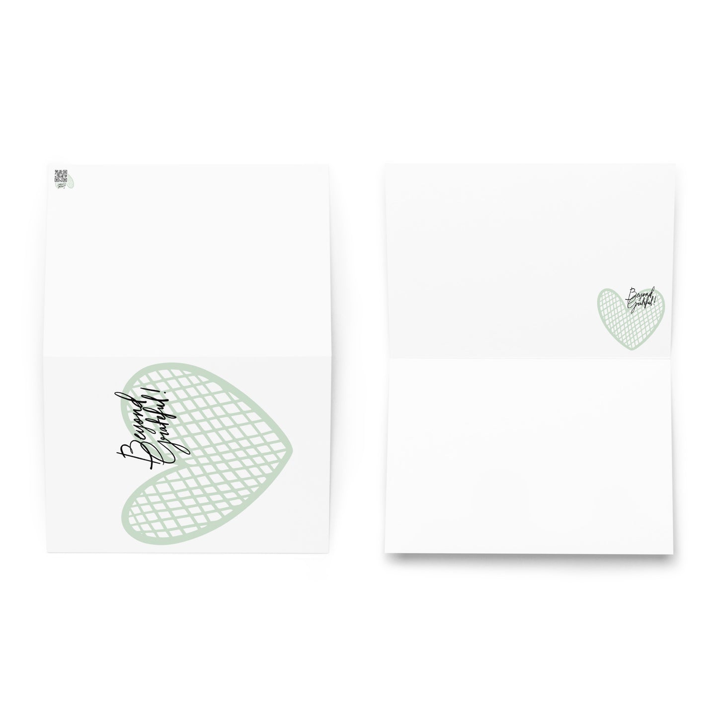 Greeting card with cute graphic