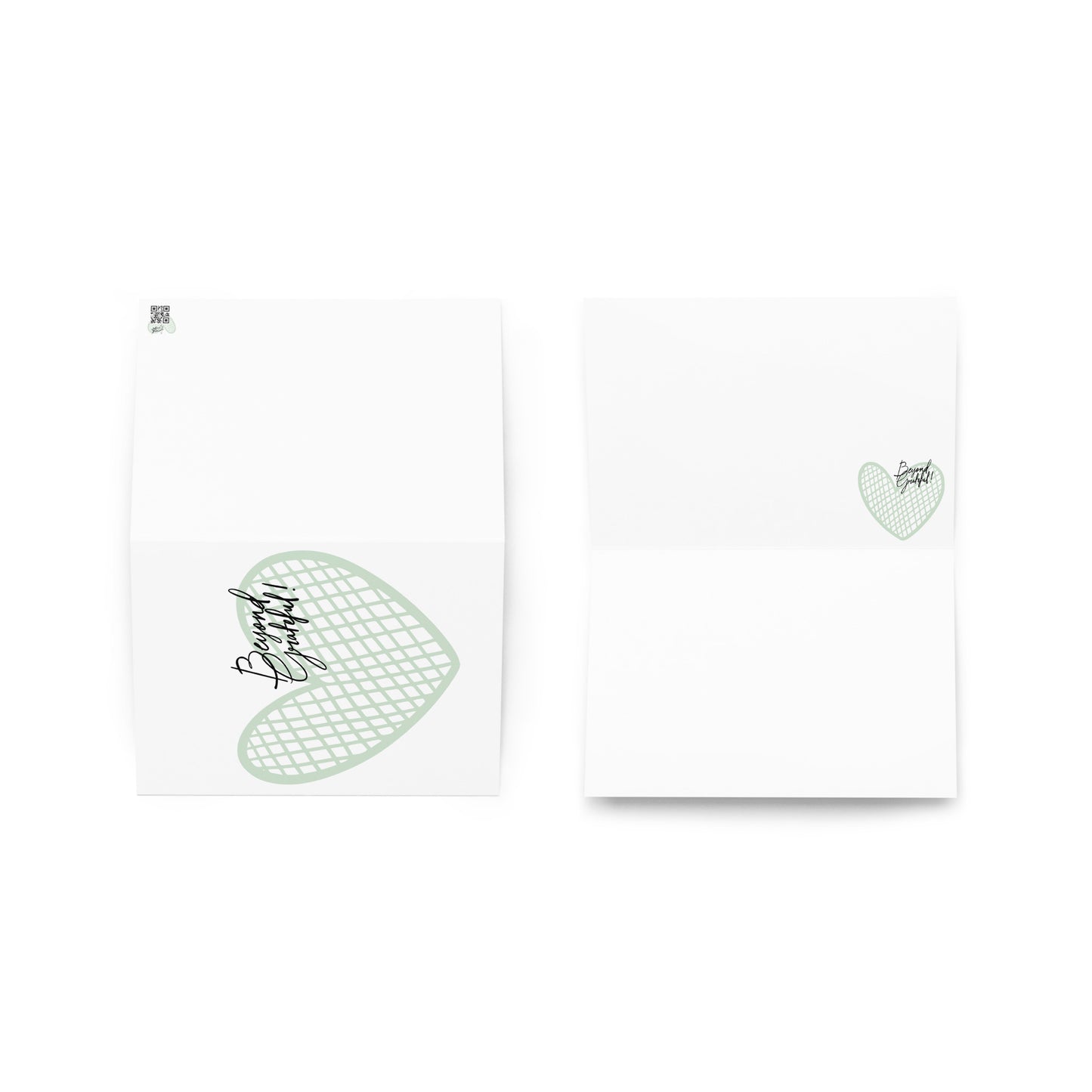 Greeting card with cute graphic