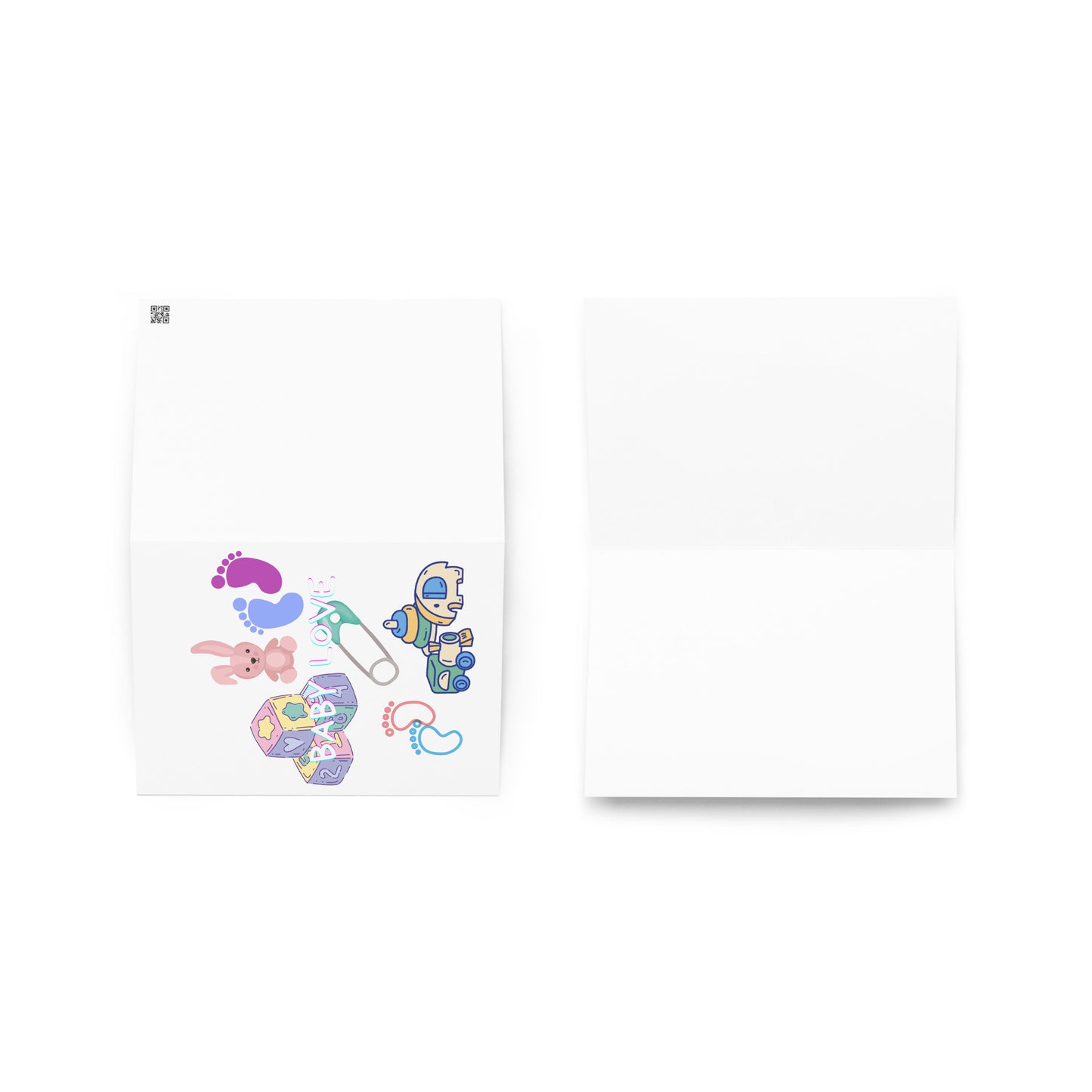 Greeting card  with cute graphic