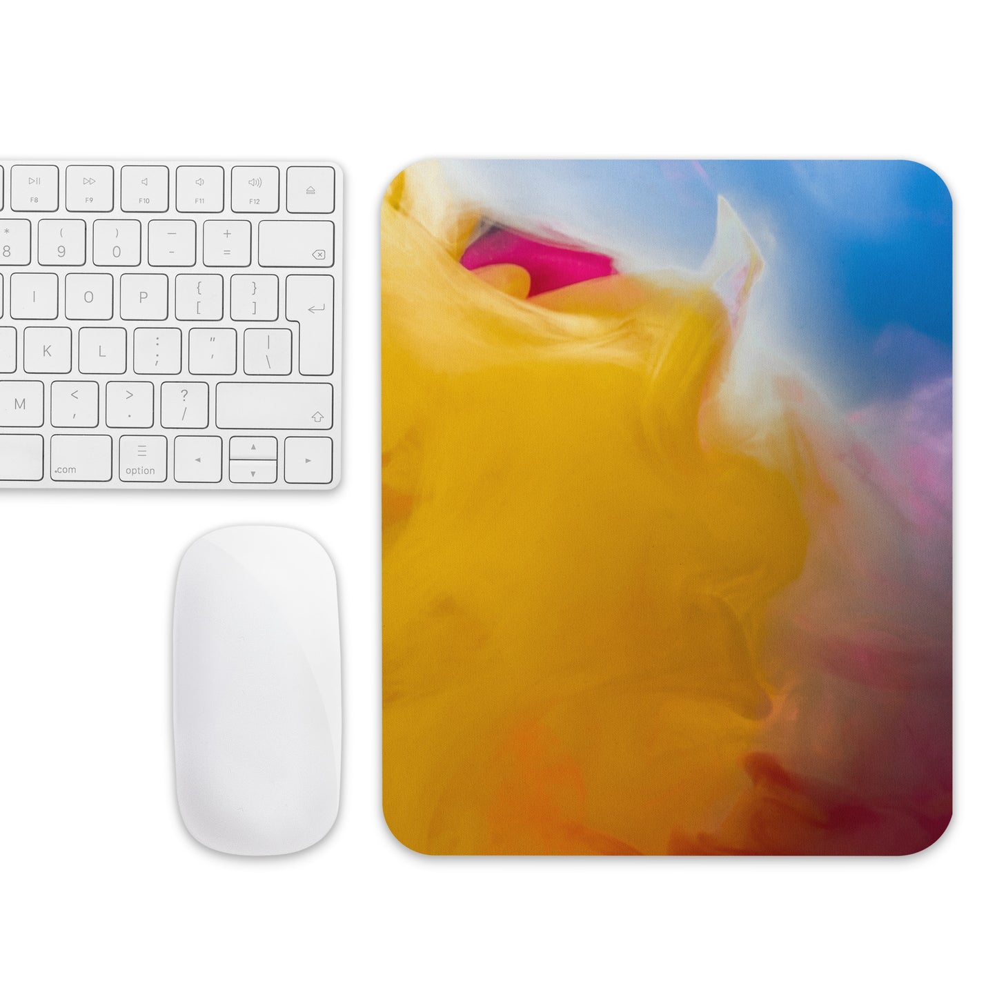 Mouse pad with vivid design