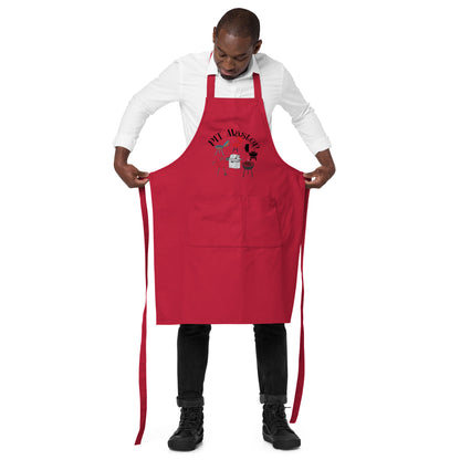 Organic cotton apron - pit master