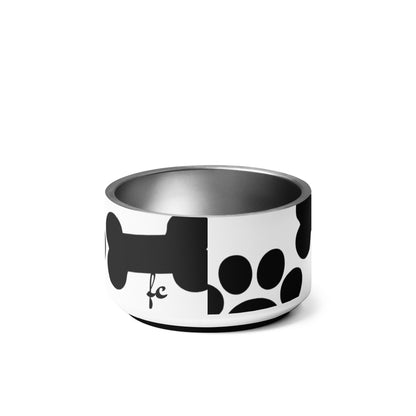 Pet bowl with all around graphic