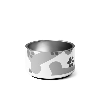 Pet bowl with all around graphic