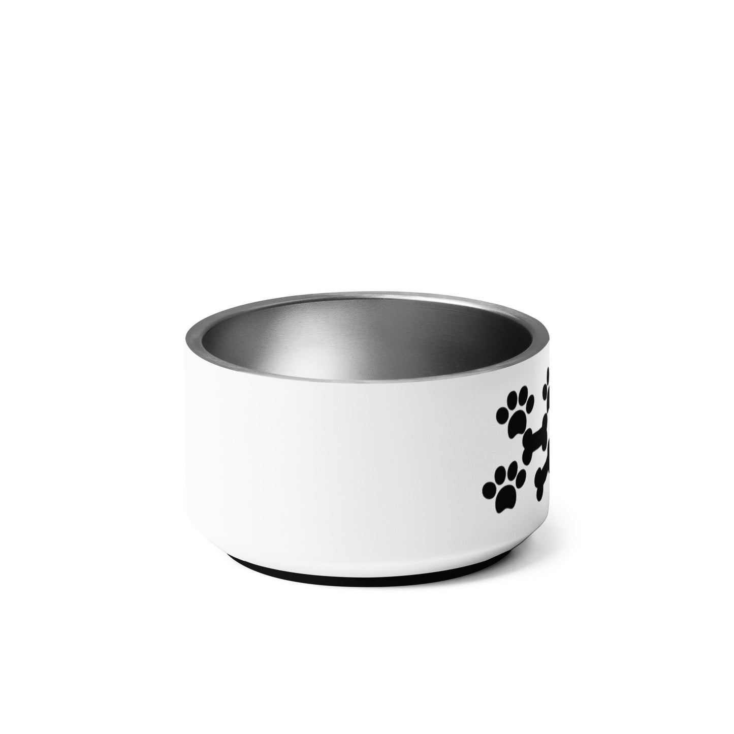 Pet bowl with cute graphic