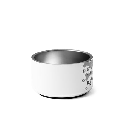 Pet bowl with cute graphic