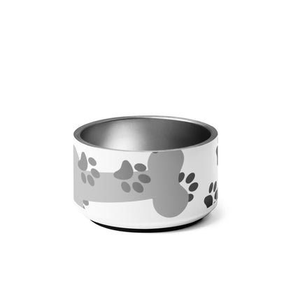 Pet bowl with all around graphic