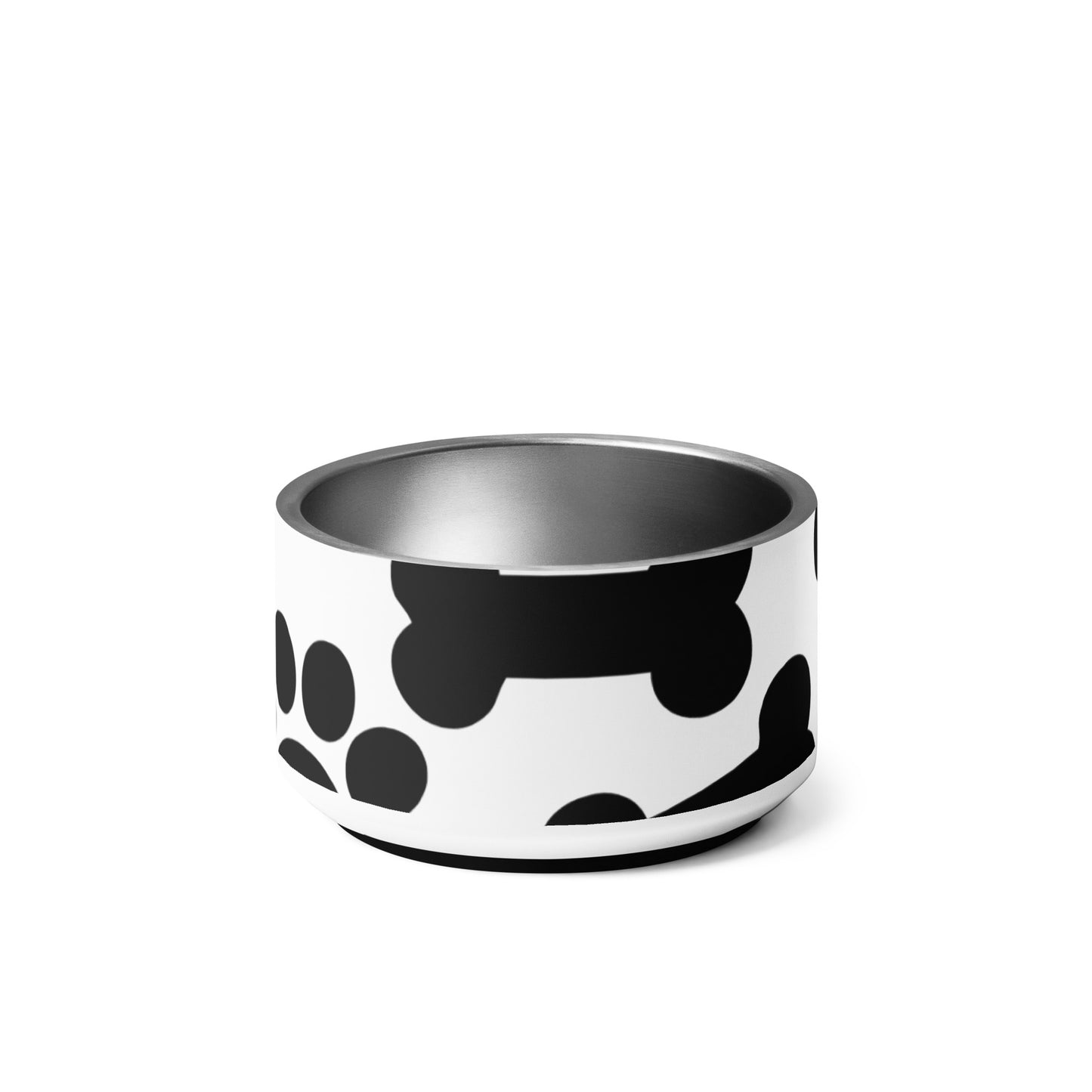 Pet bowl with all around graphic