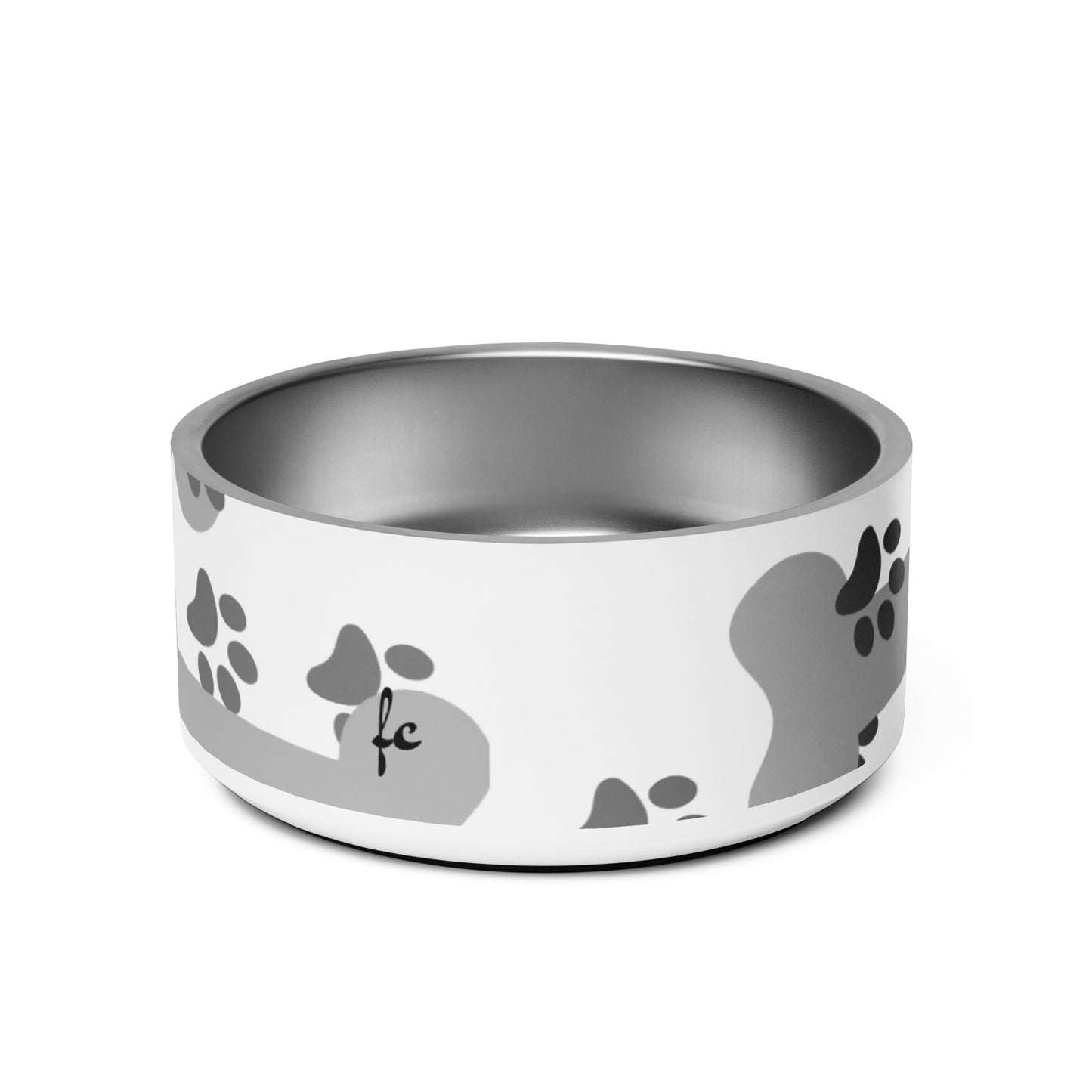 Pet bowl with all around graphic