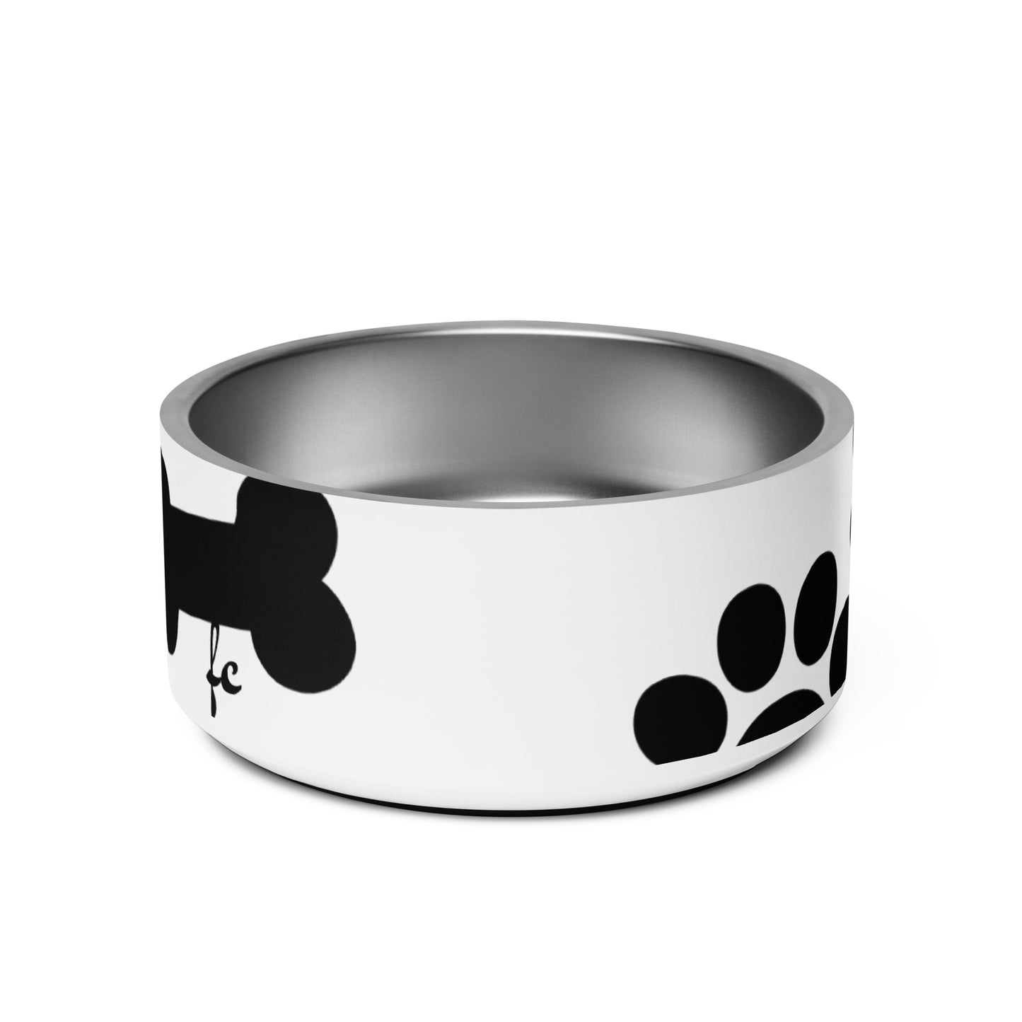 Pet bowl with all around graphic