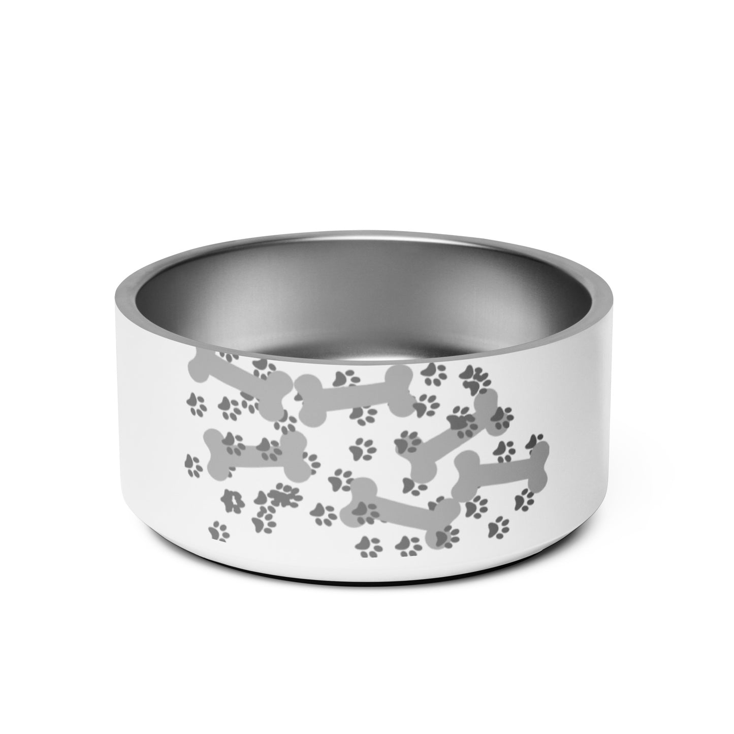 Pet bowl with cute graphic