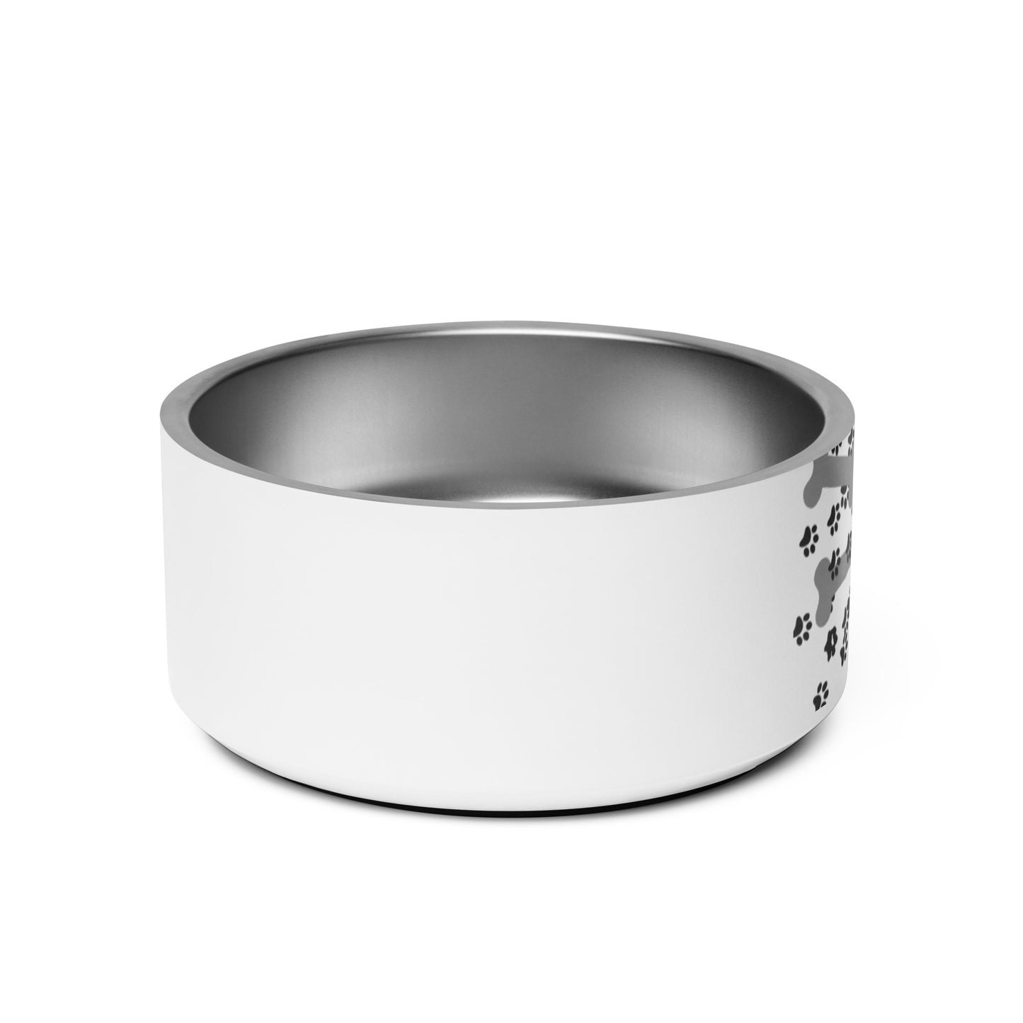 Pet bowl with cute graphic