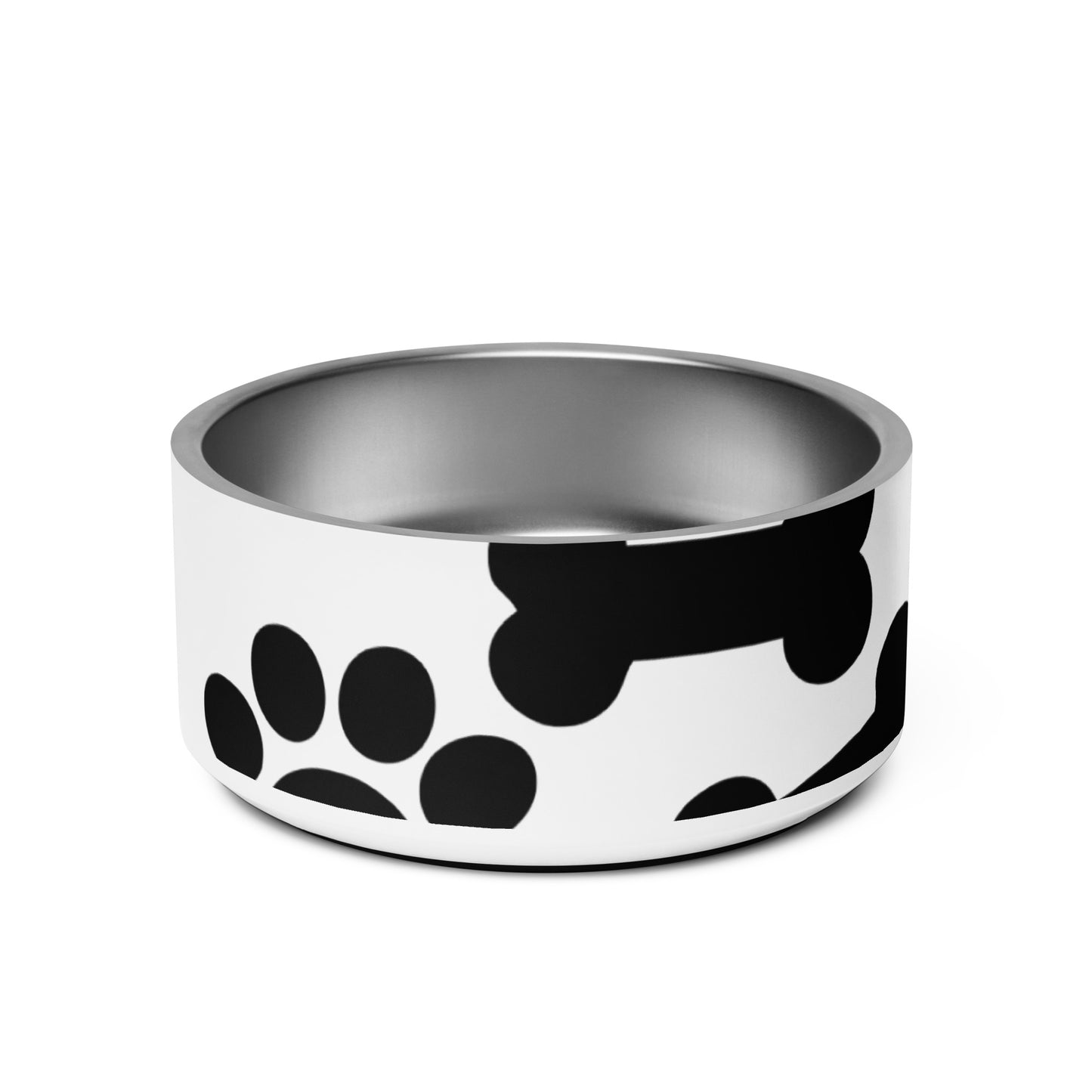 Pet bowl with all around graphic