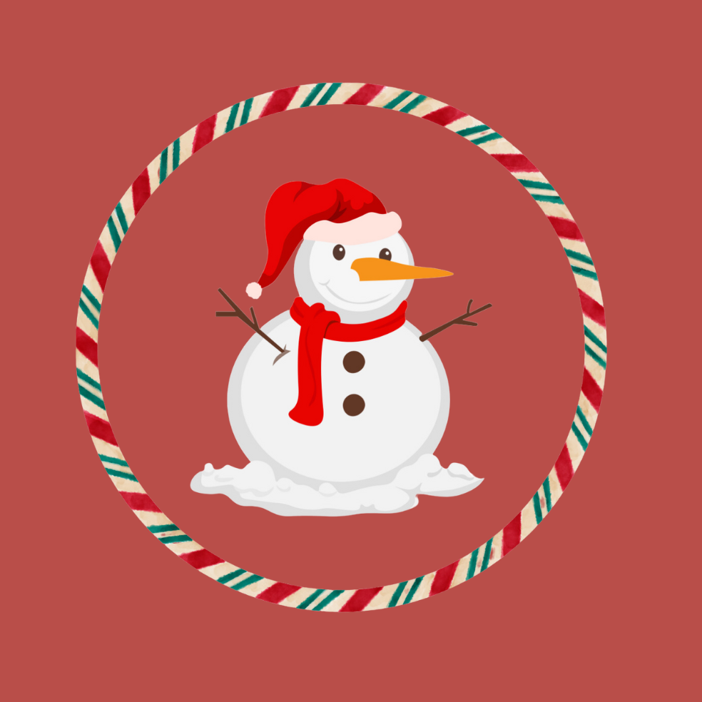 Jolly Festive Snowman Ornament