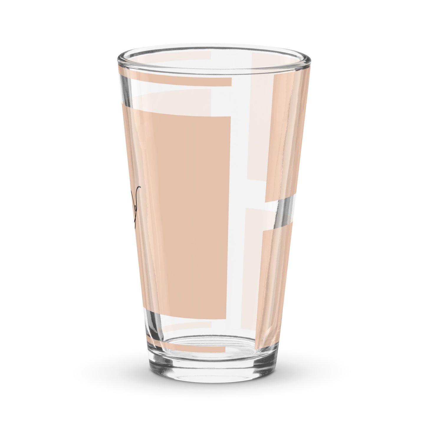 Shaker pint glass