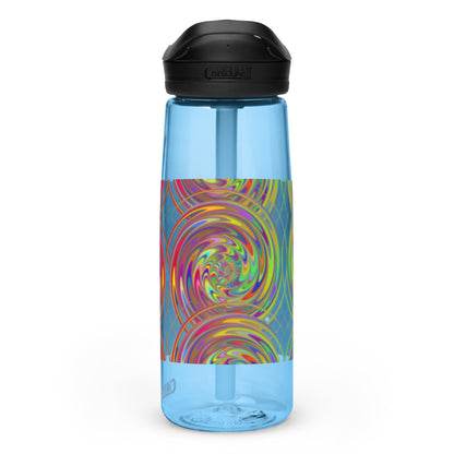 Sports Water Bottle with Spiral Design