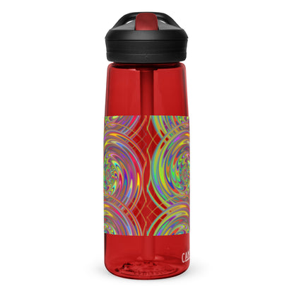 Sports Water Bottle with Spiral Design