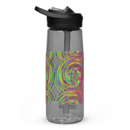 Sports Water Bottle with Spiral Design