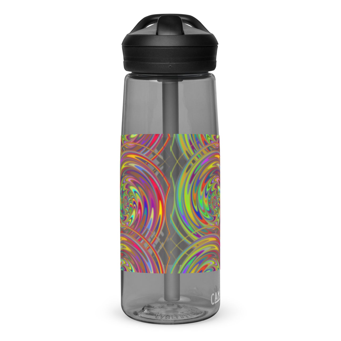 Sports Water Bottle with Spiral Design