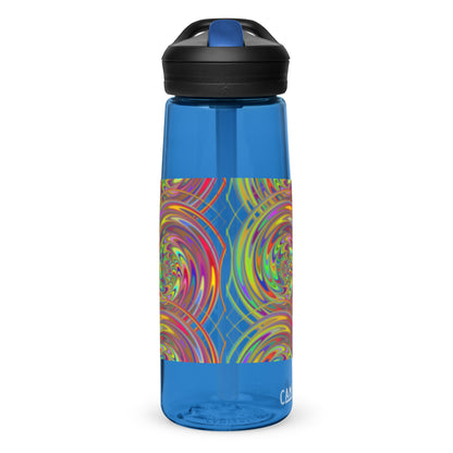 Sports Water Bottle with Spiral Design