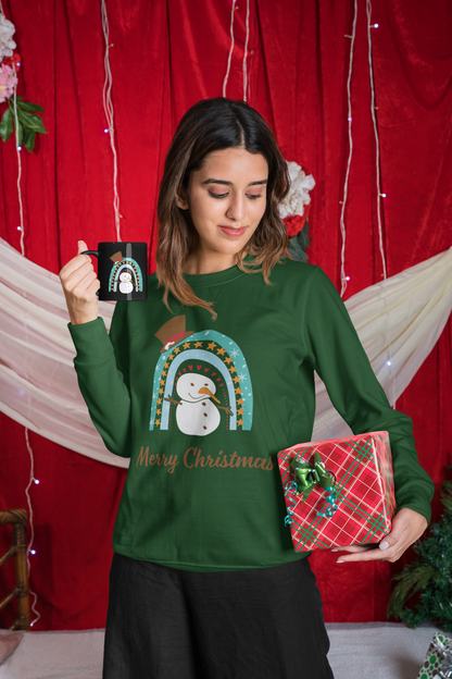 Snowman Rainbow Sweatshirt