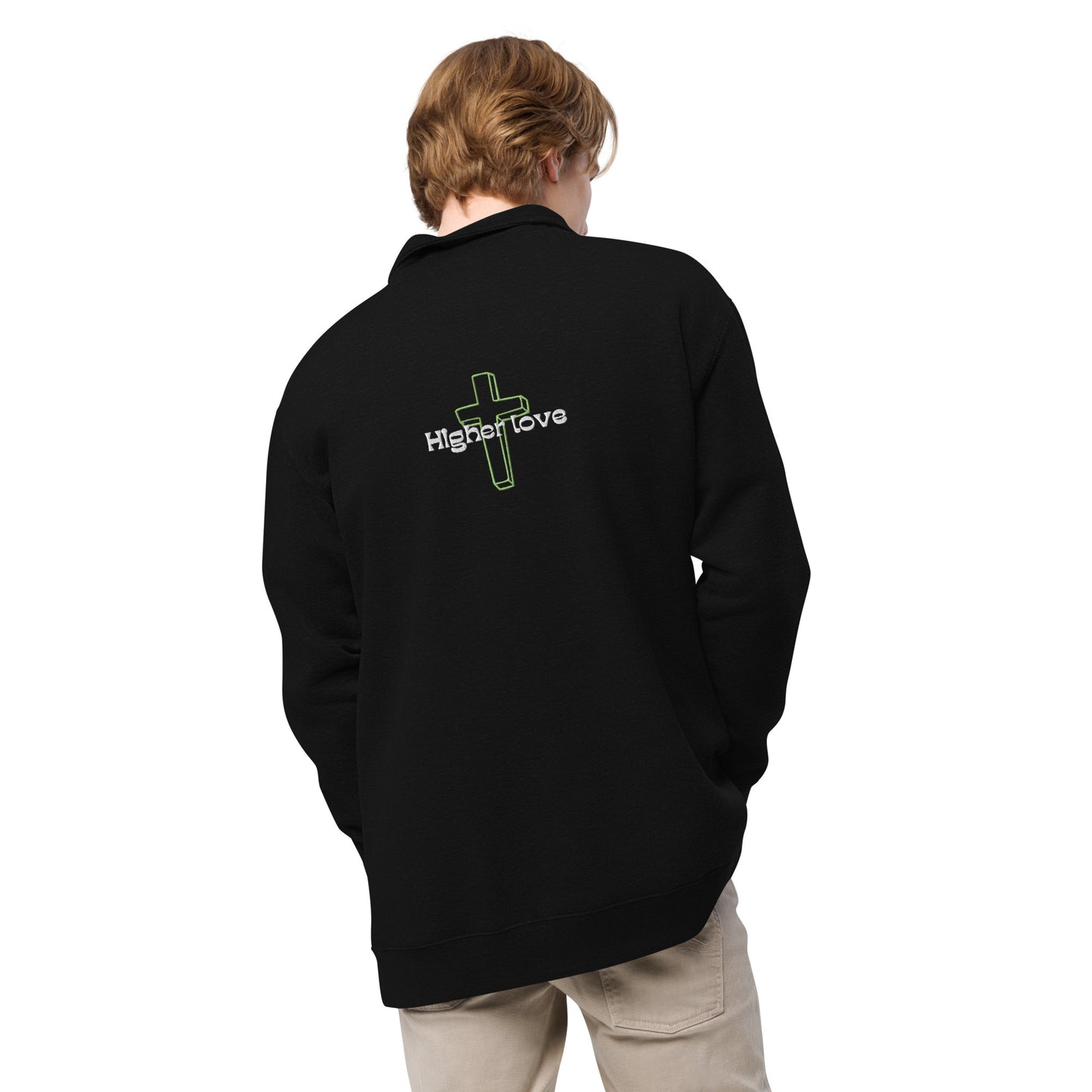 Unisex fleece pullover with nice graphic