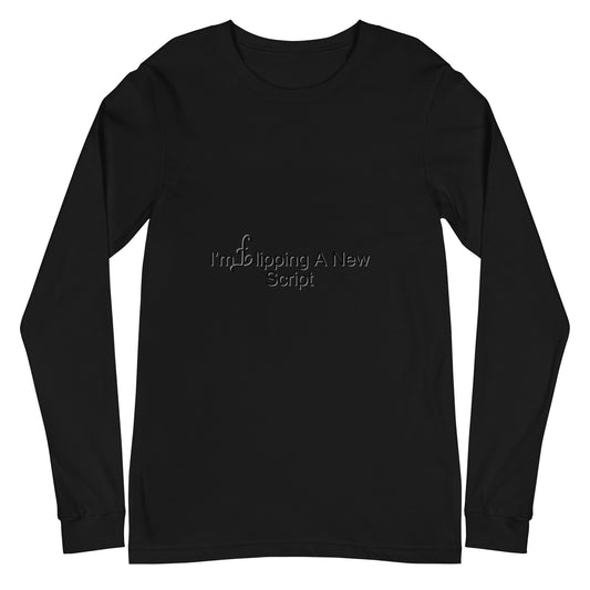 Unisex Long Sleeve Tee With A Bold Statement