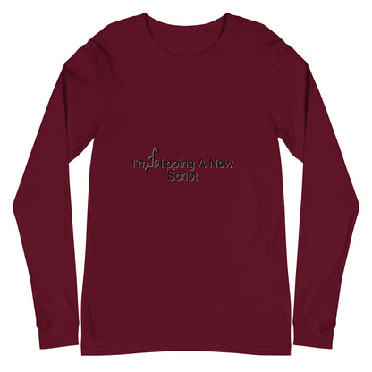 Unisex Long Sleeve Tee With A Bold Statement