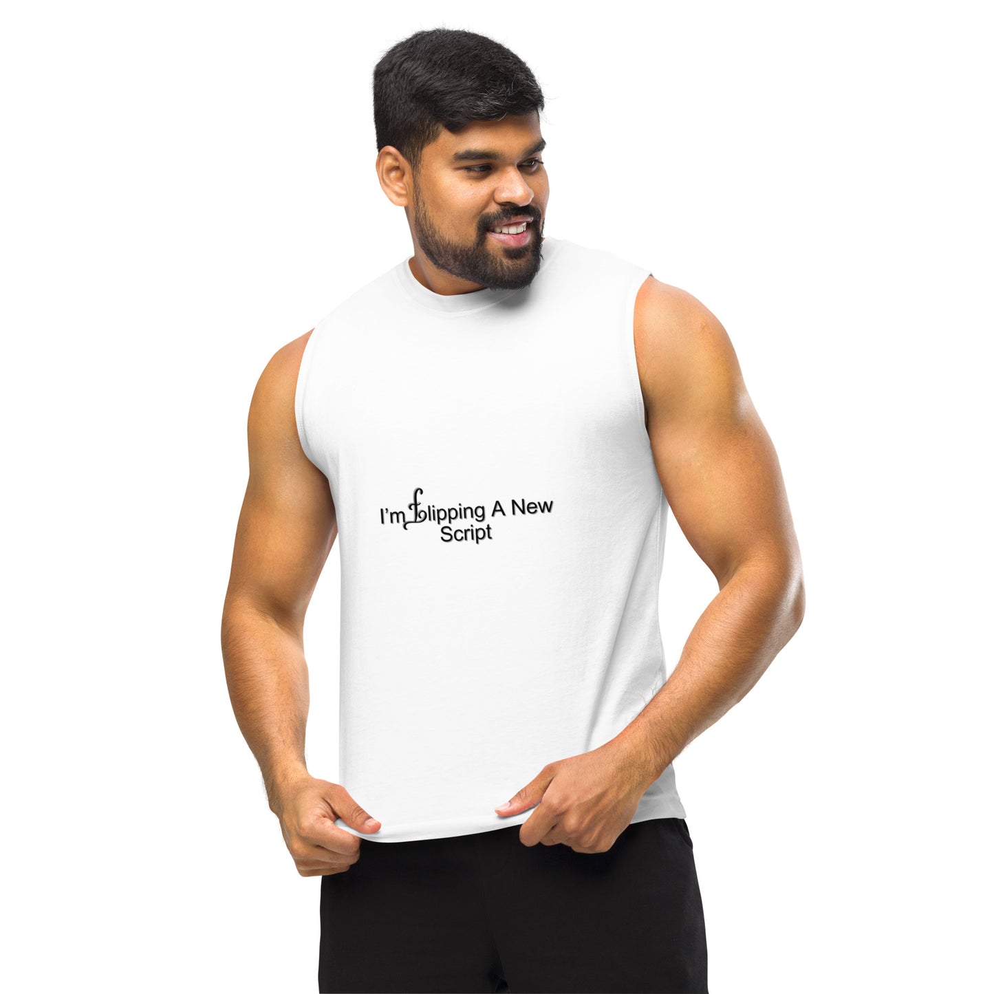 Muscle Shirt With A Bold Statement