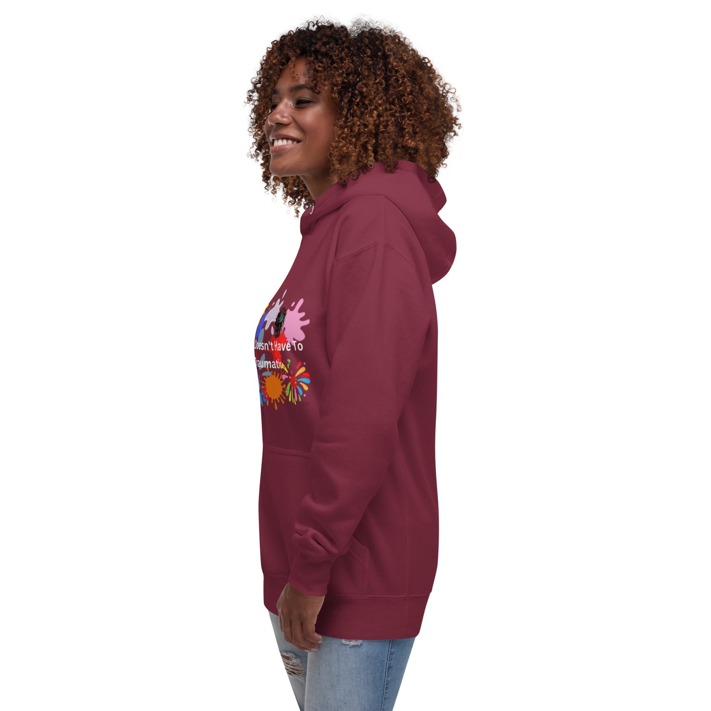 Unisex Hoodie With Bold Statement