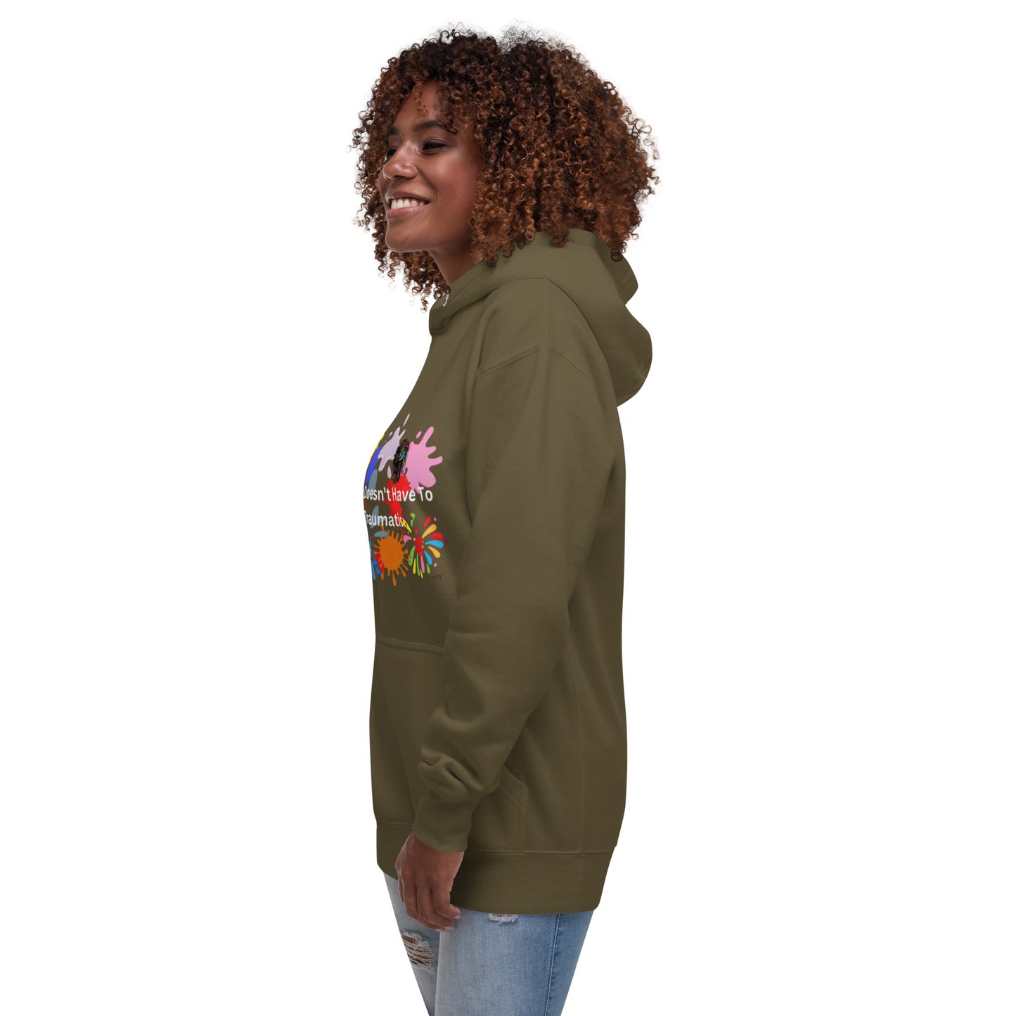 Unisex Hoodie With Bold Statement