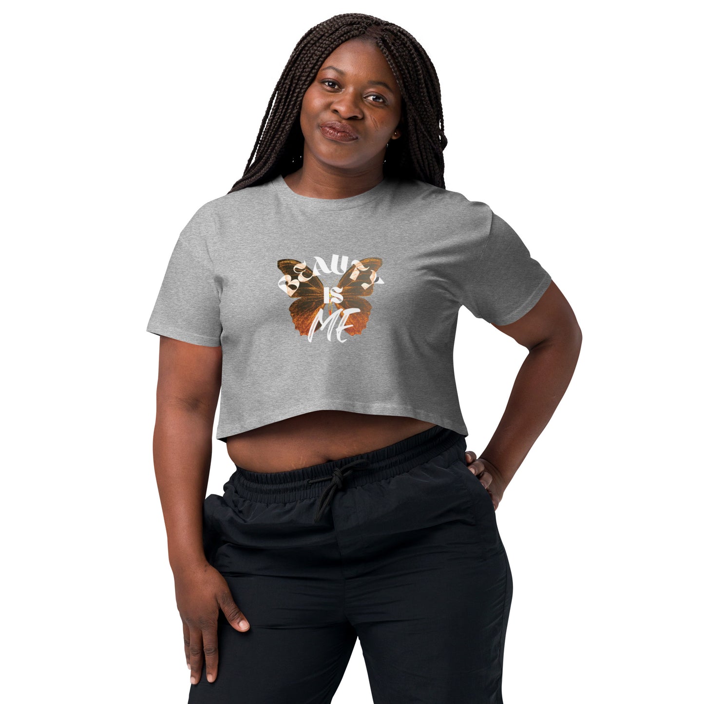 Women’s crop top with nice graphic