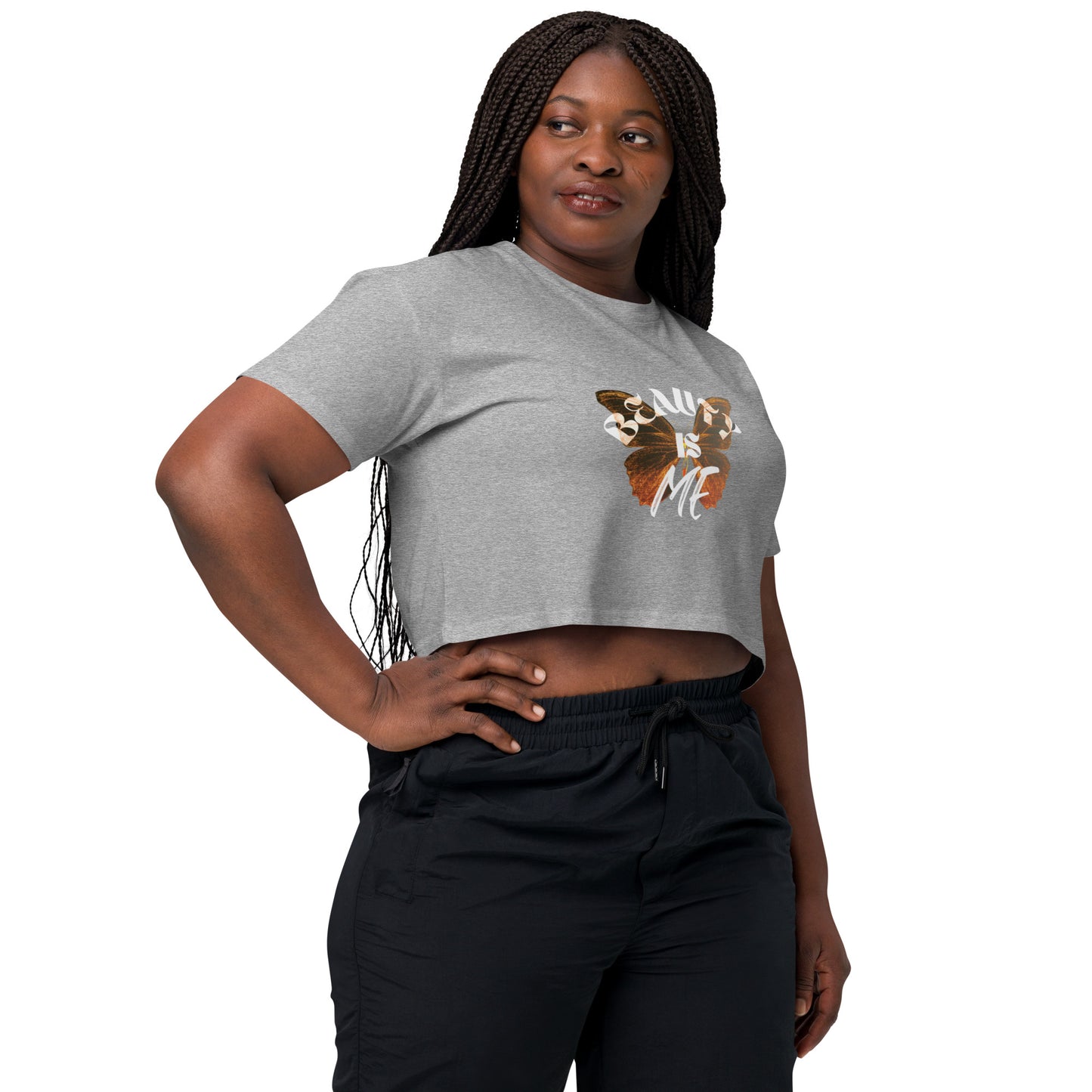 Women’s crop top with nice graphic