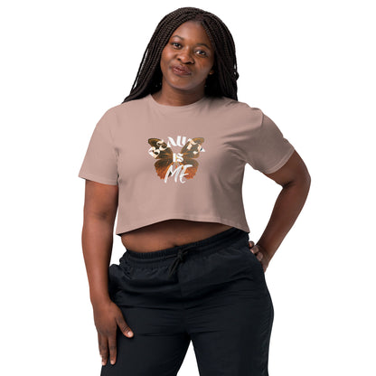 Women’s crop top with nice graphic