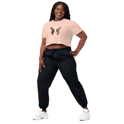 Women’s crop top with nice graphic