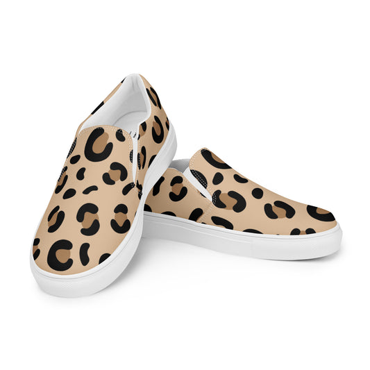 Women’s slip-on canvas shoes with print