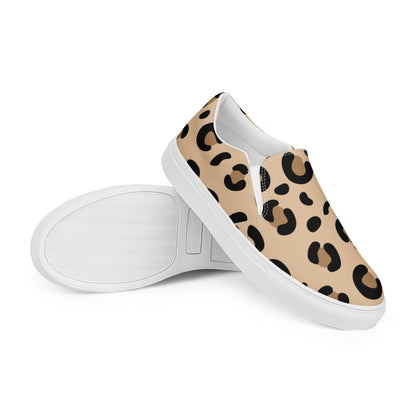 Women’s slip-on canvas shoes with print