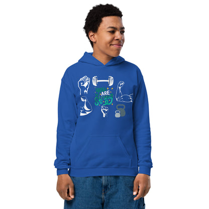 Youth heavy blend hoodie with nice graphic